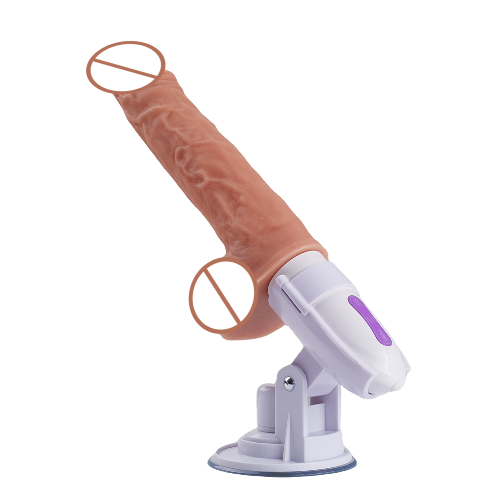 4-in-1 multi-function dildo with 145 ° rotary suction cup