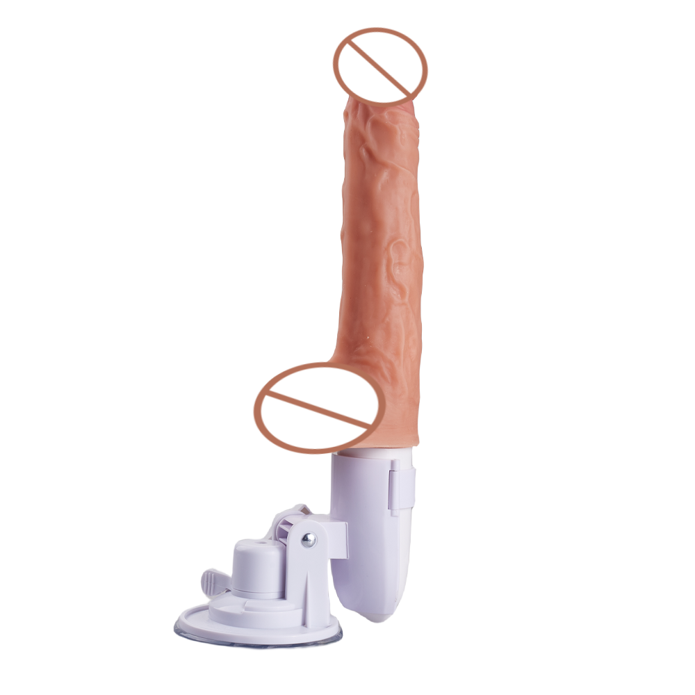 4-in-1 multi-function dildo with 145 ° rotary suction cup