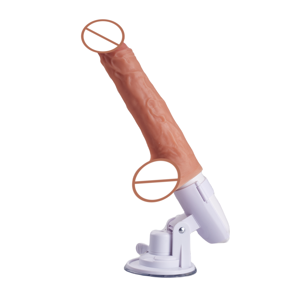 4-in-1 multi-function dildo with 145 ° rotary suction cup