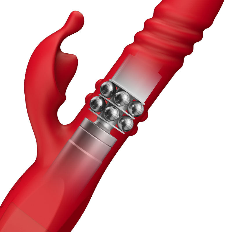 Double rotating bead vibrator G-point vibrator