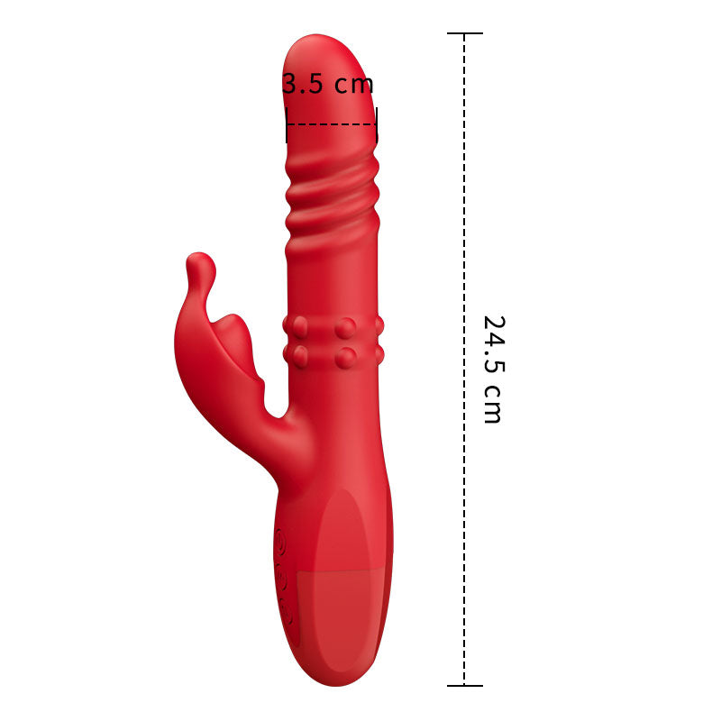 Double rotating bead vibrator G-point vibrator