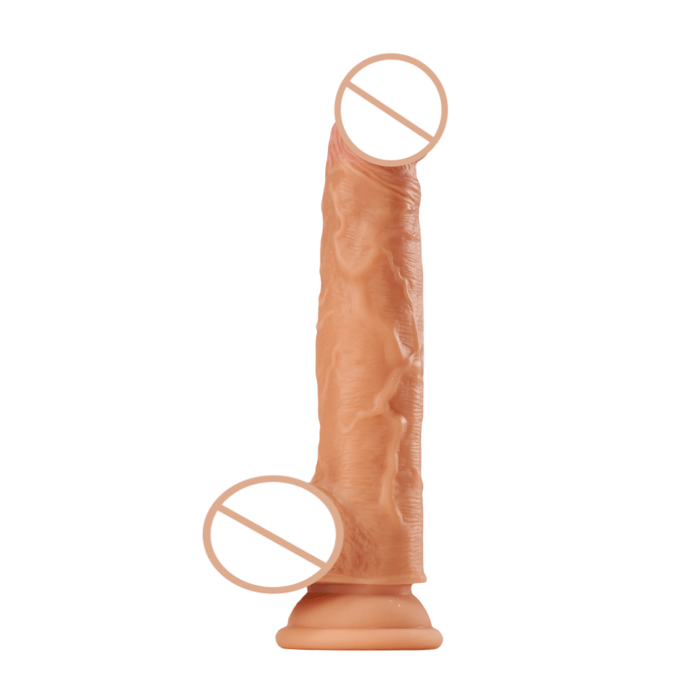 Dildo 4 IN 1 8 Stoßen Rotieren Vibrieren mit Saugnäpfen - Seekheart