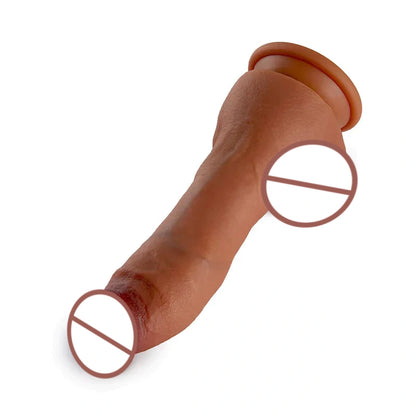 Realistic dildo with plump testicles 3.5 CM