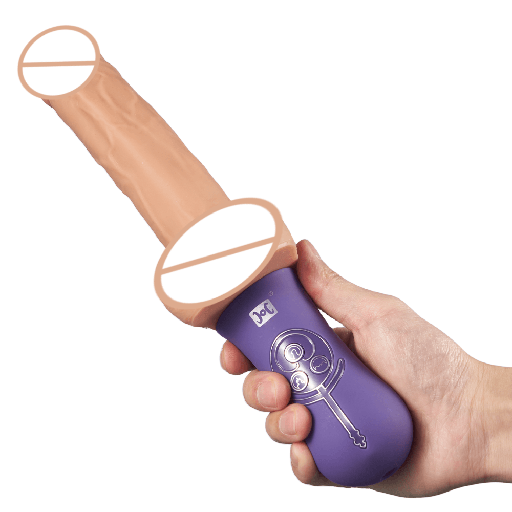 3 IN 1 Realistischer Dildo 6 Stoßen 10 Vibrieren - Seekheart