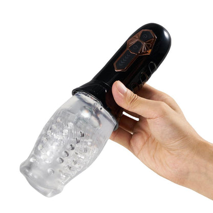 ORKAN Vibration Rotation 2 IN 1 Oralsex Masturbator - Seekheart